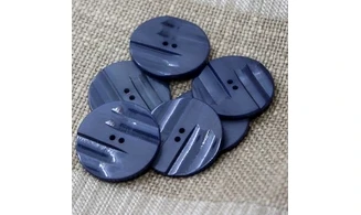 6 Boutons / 31MM / Bleu marine