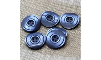 Vintage button Blue