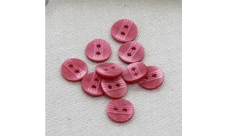 10 Boutons / 11MM / Rose