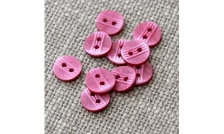 10 Boutons / 11MM / Rose