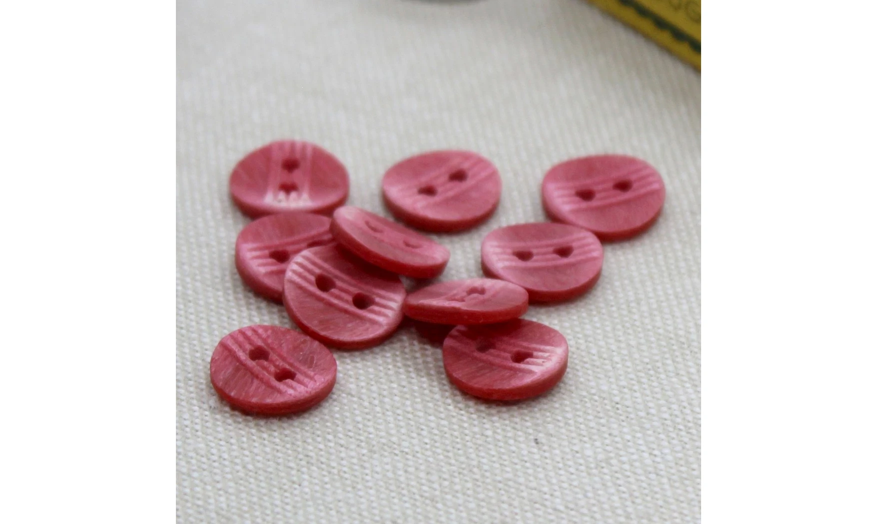 10 Boutons / 11MM / Rose