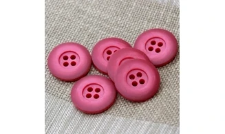 6 Boutons / 27MM / Rouge