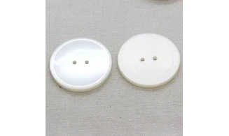 6 Boutons / 38MM / Crème irisé