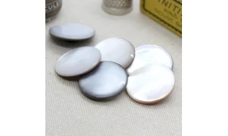 6 Boutons / 23MM / Nacre
