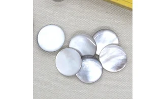6 Boutons / 23MM / Nacre