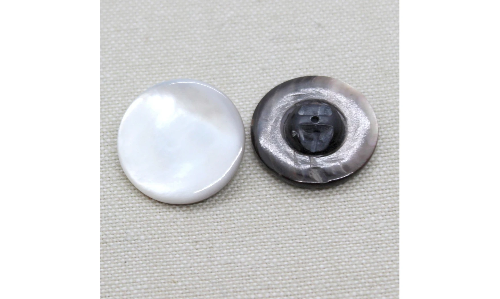 6 Boutons / 23MM / Nacre