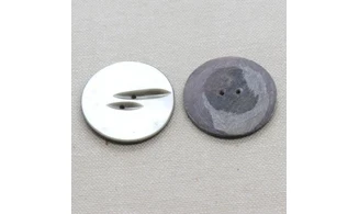 6 Boutons / 32MM / Nacre ciselée