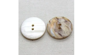 6 Boutons / 28MM / Nacre