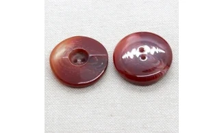 Vintage button Red