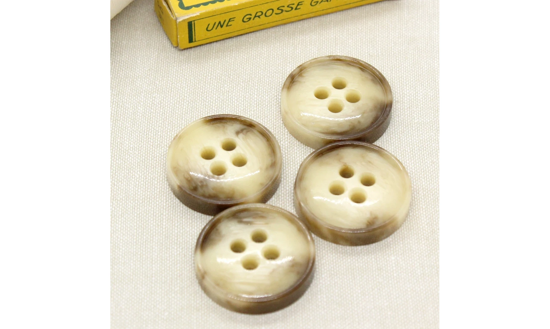 Boutons VINTAGE / 35MM / Brun