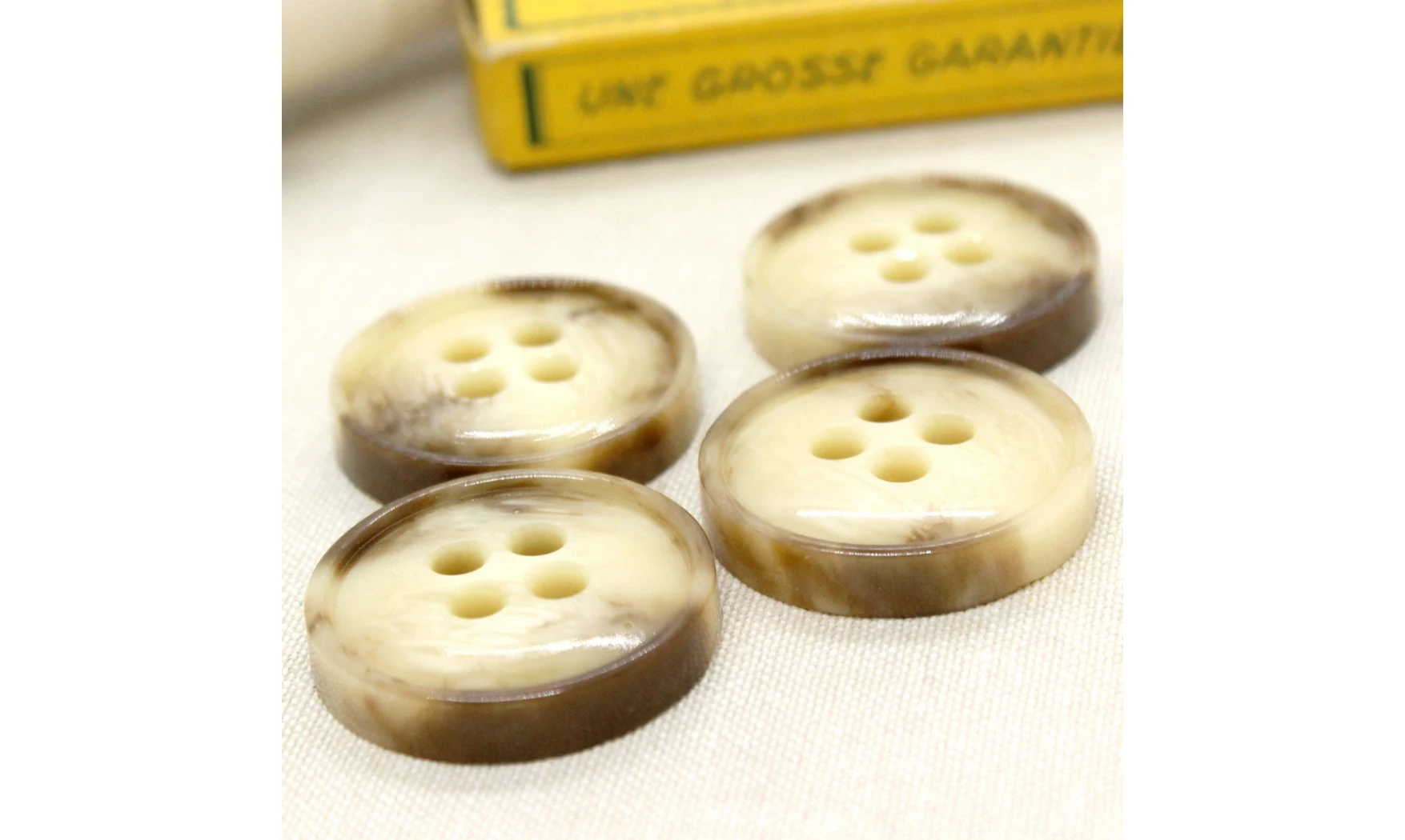 Boutons VINTAGE / 35MM / Brun