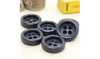 6 boutons / 21,5MM / Noir