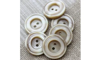 6 Boutons / 26MM / Brun