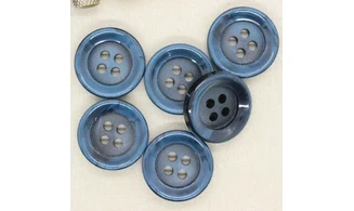 6 boutons / 35MM / Bleu