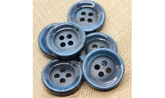 6 boutons / 35MM / Bleu