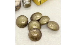 6 boutons / 21,5MM / Doré