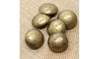 6 boutons / 21,5MM / Doré