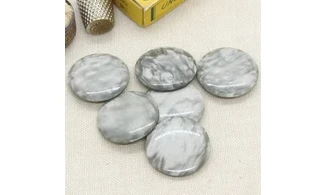 6 boutons / 26MM / Gris