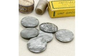 6 boutons / 26MM / Gris