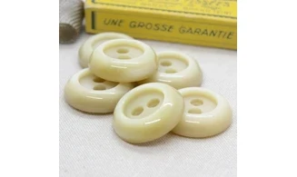 6 boutons / 30MM / Ivoire