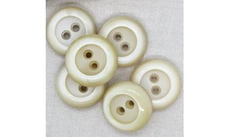 6 boutons / 30MM / Ivoire