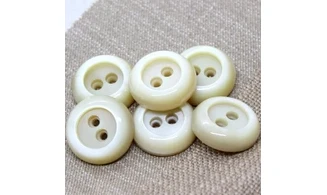 6 boutons / 30MM / Ivoire