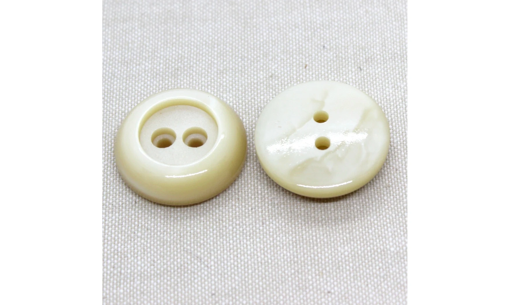 6 boutons / 30MM / Ivoire