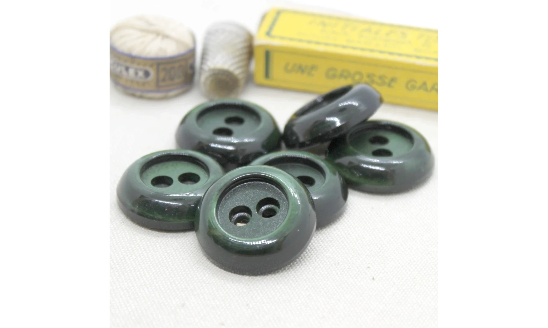 6 boutons / 30MM / Vert