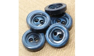 6 boutons / 30MM / Bleu