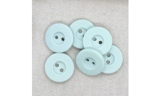 6 boutons / 18MM / Vert d'eau