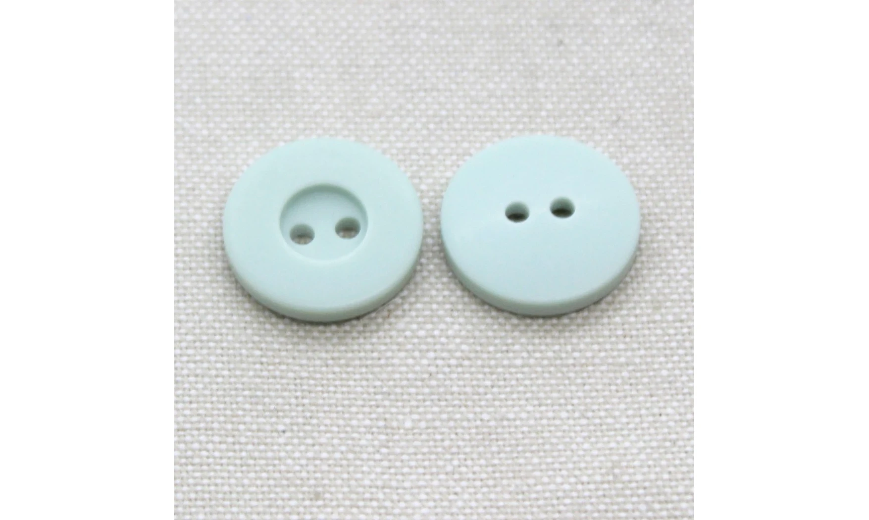 6 boutons / 18MM / Vert d'eau