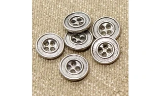 6 boutons / 15MM / Métal