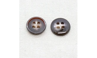 6 boutons / 15MM / Brun dégradé