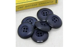 6 boutons / 28MM / Bleu