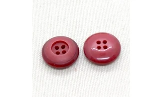 6 boutons / 18MM / Rouge