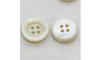 6 boutons / 26,5MM / Ivoire