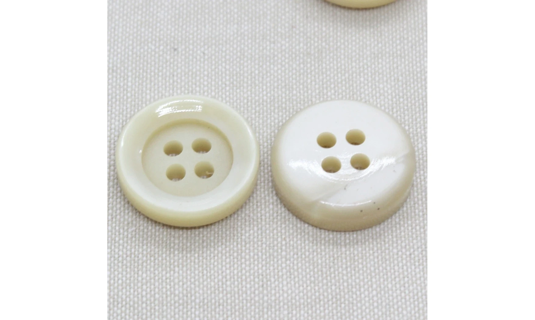 6 boutons / 26,5MM / Ivoire