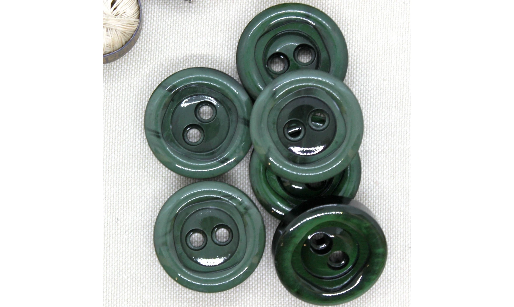 6 boutons / 30MM / Vert