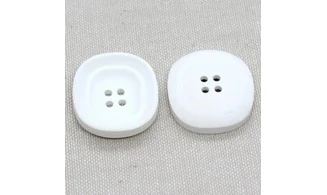 6 boutons / 29MM / Blanc