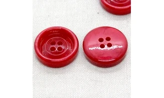 Bouton VINTAGE ROUGE / par 6 / 27MM