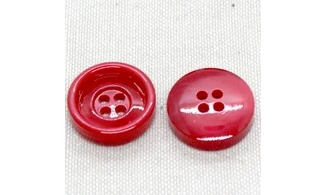Bouton VINTAGE ROUGE / par 6 / 22MM