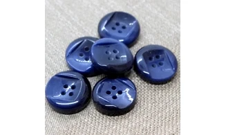 Bouton VINTAGE BLEU / par 6 / 31MM
