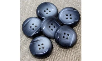 Bouton VINTAGE GRIS / par 6 / 31MM