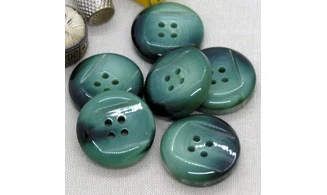 Bouton VINTAGE VERT / par 6 / 31MM