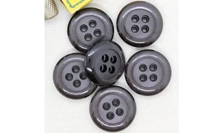 Bouton VINTAGE NOIR / par 6 / 35MM