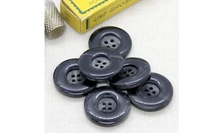 6 boutons / 30MM / Gris