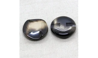 6 boutons / 27MM / Brun