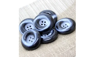 Bouton VINTAGE GRIS / par 6 / 34MM