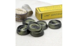 6 boutons / 23MM / Vert