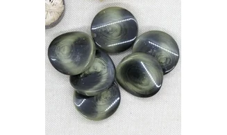 Bouton VINTAGE VERT / par 6 / 27MM